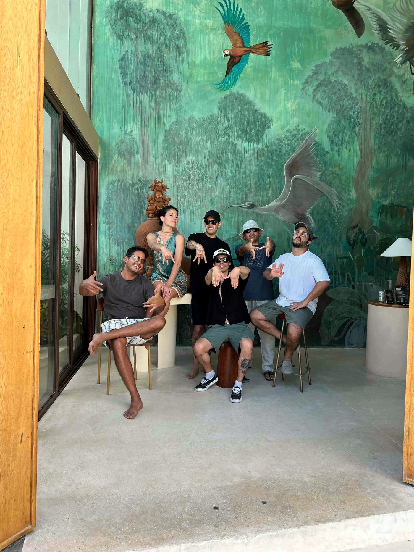 Artist community in TAC residency space