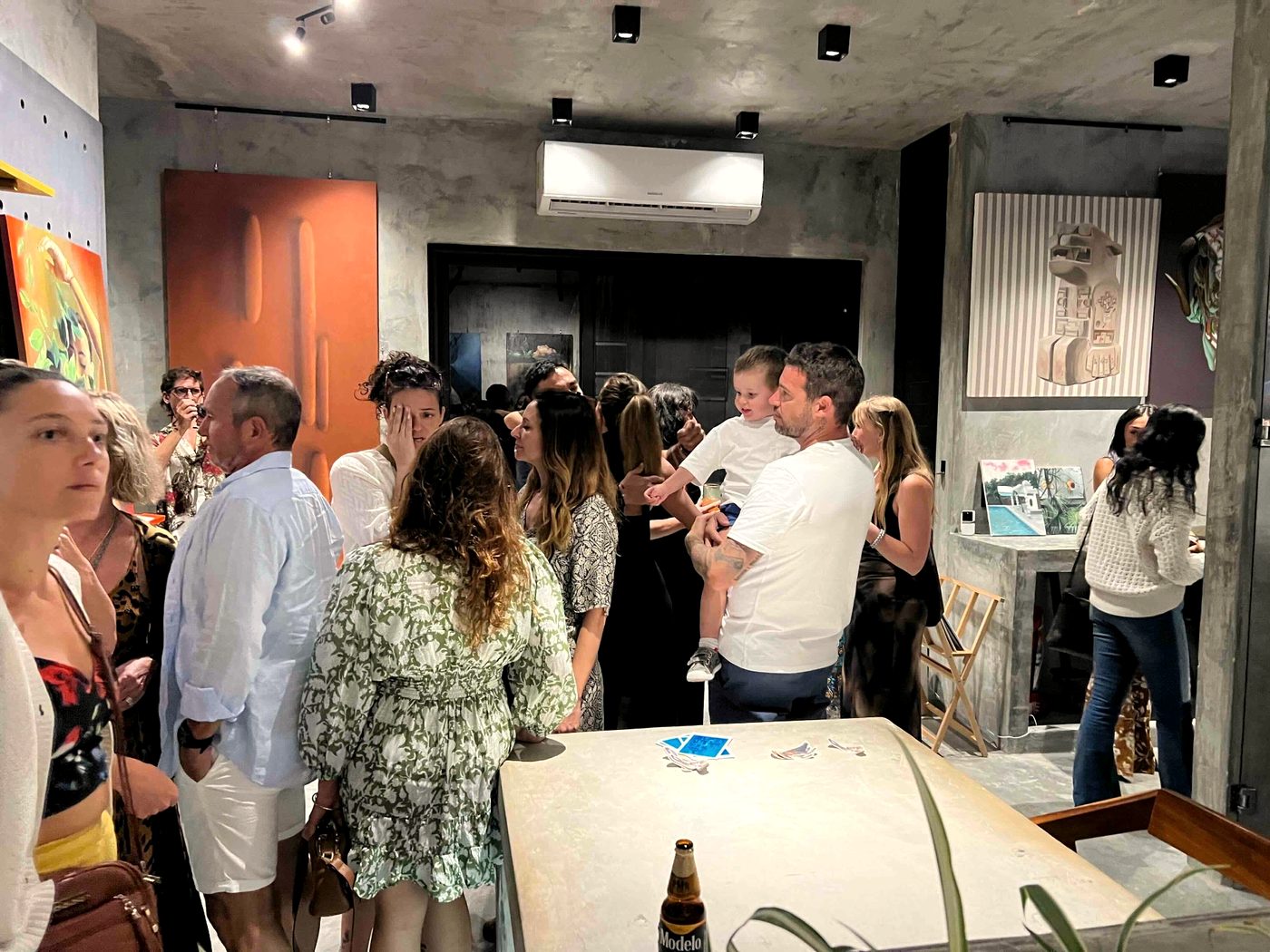 Opening night at TAC gallery